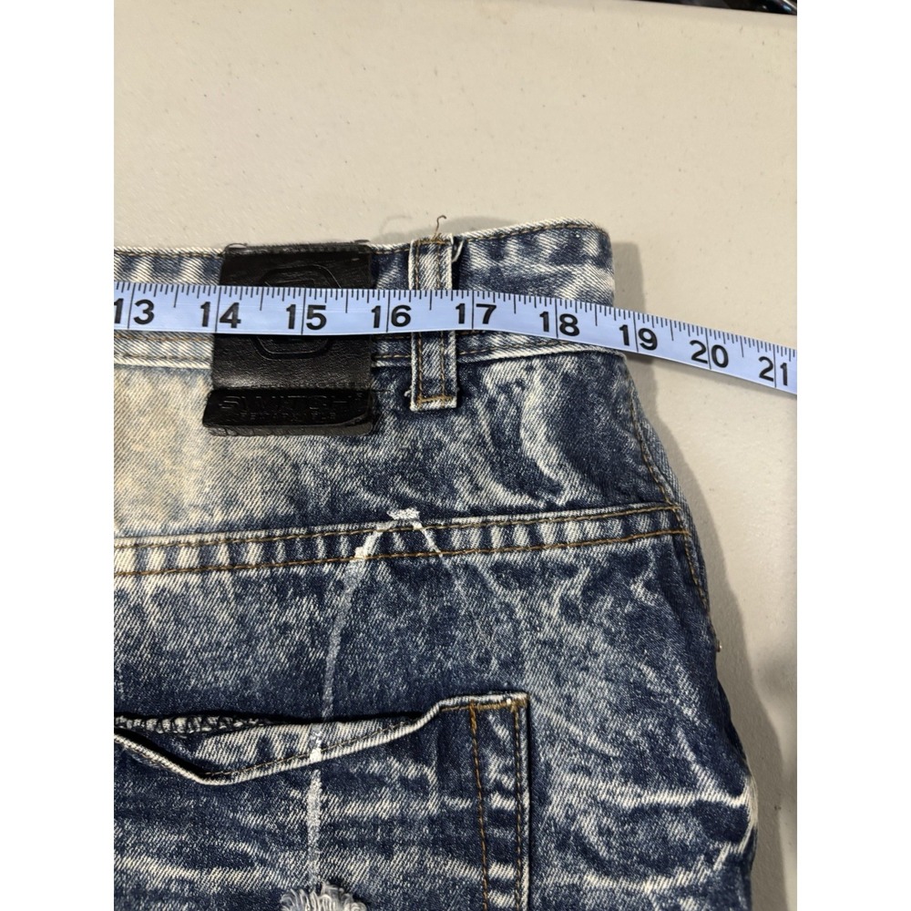 Switch Premium Denim Men's Jean Shorts Size 38 Y2K - Picture 5 of 7